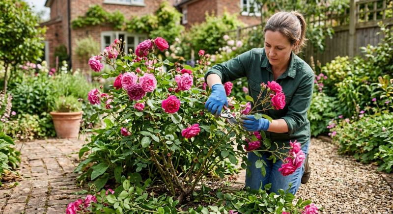 Knockout Roses Pruning in Rockwall, TX